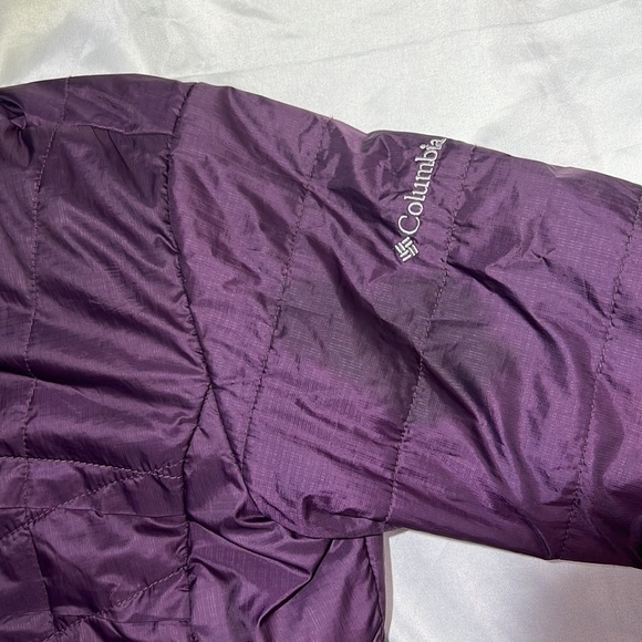 Columbia Omni Heat Jacket Small Purple Thumb Spots, Inner Pockets - Picture 2 of 8